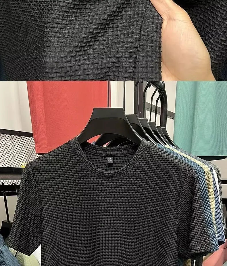 Bamboo Mesh Ice Silk T-shirt